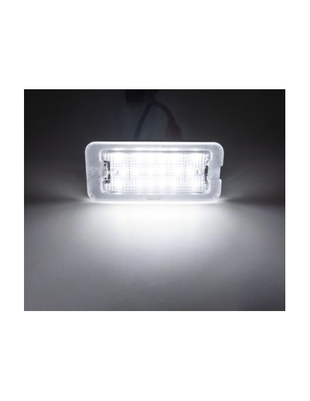 Set of 2 LED License Plate Lights for Fiat 500, 500C 2009-2015 European Model