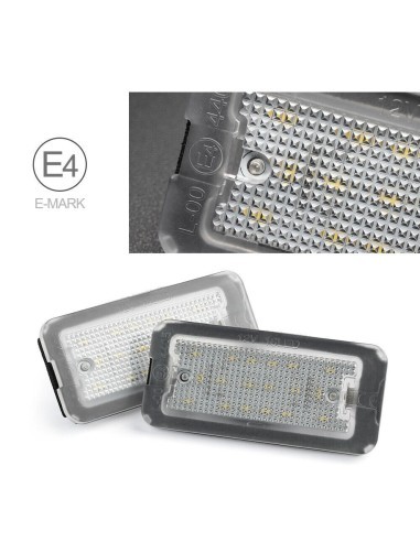 Set of 2 LED License Plate Lights for Fiat 500,...
