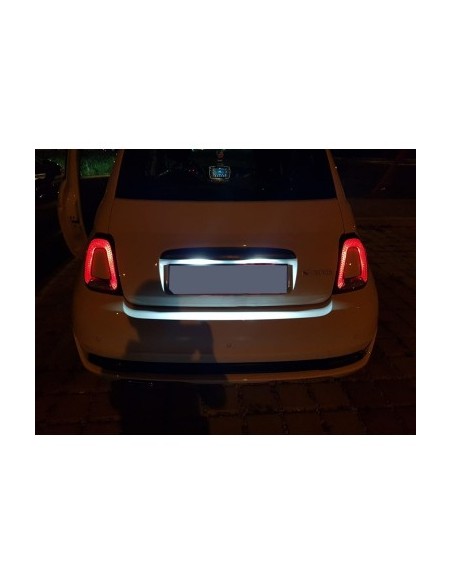 Set of 2 LED License Plate Lights for Fiat 500, 500C 2009-2015 European Model