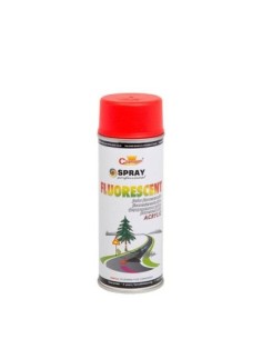 Fluorescent Red Auto Spray Paint, Champion Color, 400ml