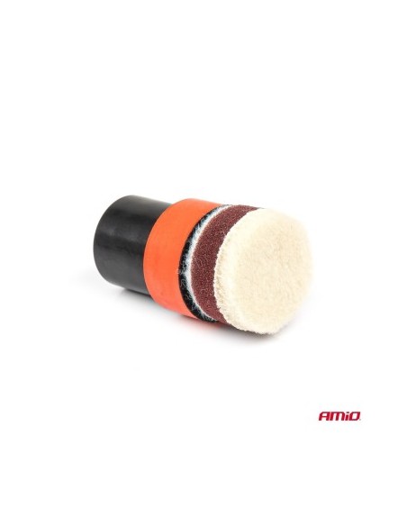 4 db Polírozó Kiegészítő Készlet, 3 szivacs és egy tartó, 30x15mm, Amio