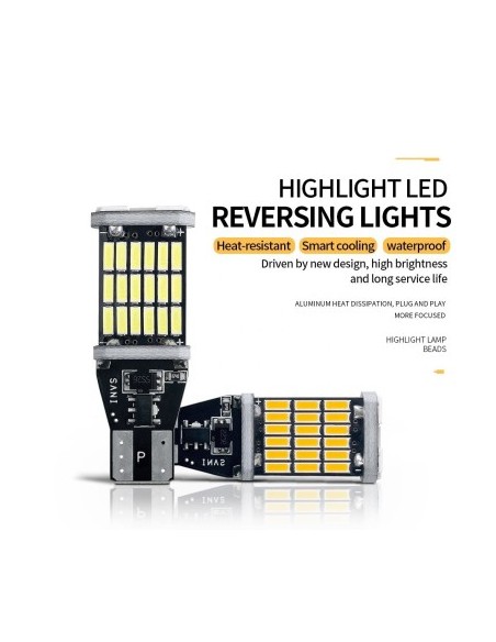 Led Авто Canbus T15 (W16W) 45 Smd 4014 12V - T15-4014-45LED-PORTOCALIU