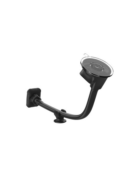 Magnetic car phone holder with suction cup for windshield
