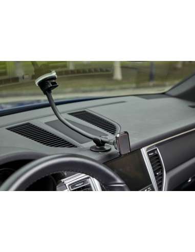 Magnetic car phone holder with suction cup for...