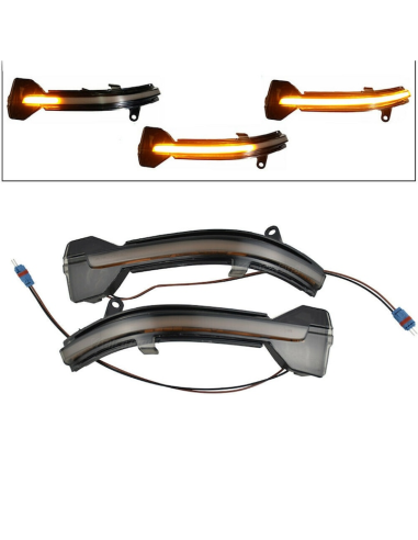 Set 2 Dynamic LED Mirror Indicators for BMW X3,...