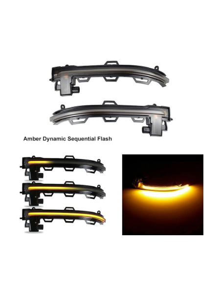 Set 2 Dynamic LED Mirror Indicators for BMW X3, X4, X5 F15, X6 F16