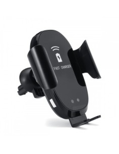 Car mount for ventilation grille + suction cup 10W with...