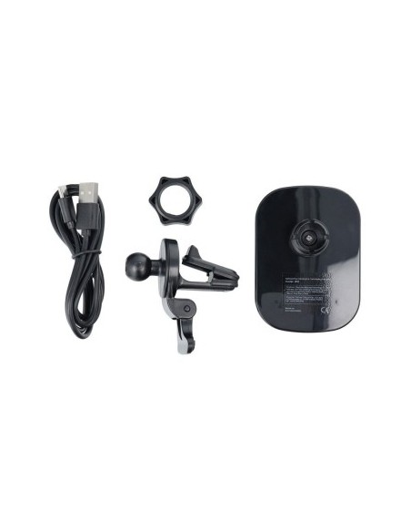 MagSafe Magnetic Car Mount with 15W Fast Wireless Charging QC3.0 Qi Standard - CWCPH-D10
