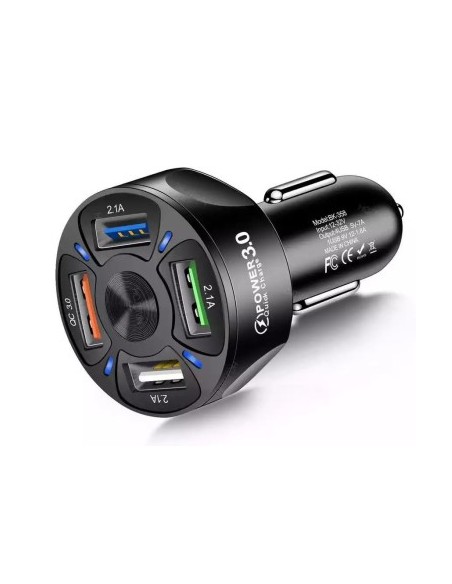 Autós töltő 12-24V Gyors Töltés USB porttal és QC3.0 - BK358