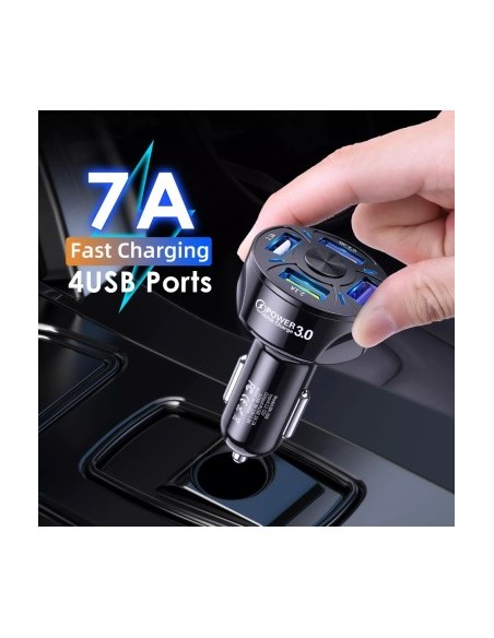 Car charger 12-24V Fast Charge with USB port and QC3.0 - BK358