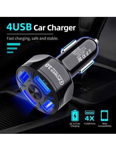 Car charger 12-24V Fast Charge with USB port...