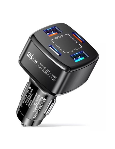 Φορτιστής αυτοκινήτου 12-24V Fast Charge με θύρα PD 20W και QC3.0 18W - BK365-BLACK