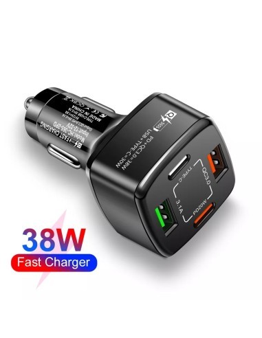 Φορτιστής αυτοκινήτου 12-24V Fast Charge με...