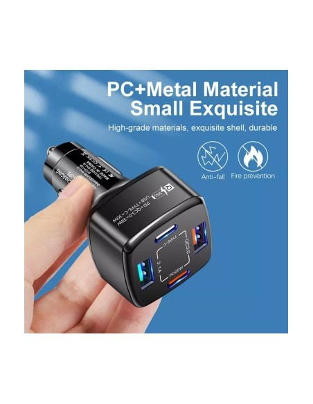 Φορτιστής αυτοκινήτου 12-24V Fast Charge με θύρα PD 20W και QC3.0 18W - BK365-BLACK