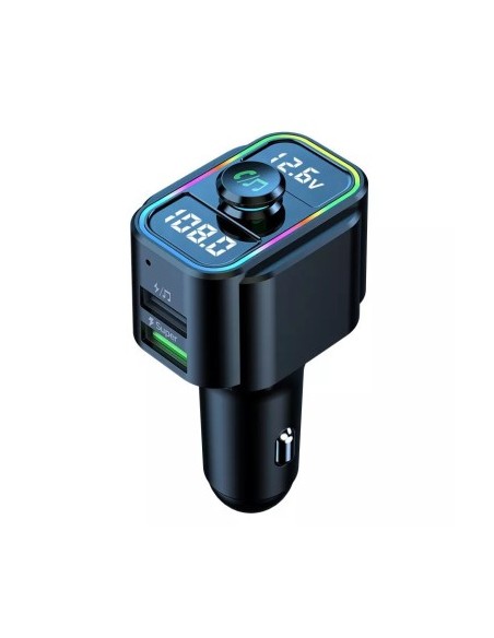 FM Modulator 12-24V Bluetooth 5.0 with car charger function 22W Super Charge - C23