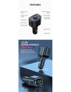 FM Modulator 12-24V Bluetooth 5.0 with car charger... 2