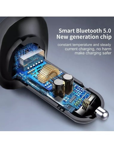 FM Modulator 12-24V Bluetooth 5.0 with car...