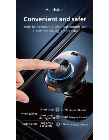 Modulator FM 12-24V Bluetooth 5.0 με λειτουργία...
