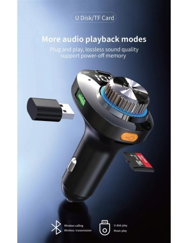Modulator FM 12-24V Bluetooth 5.0 με λειτουργία...