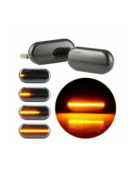 Set of 2 Dynamic Wing Turn Signals for Dacia Duster, Lodgy, Dokker