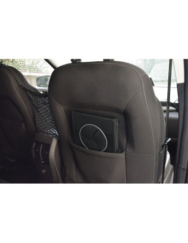 Car trash can with lid, storage pockets,...