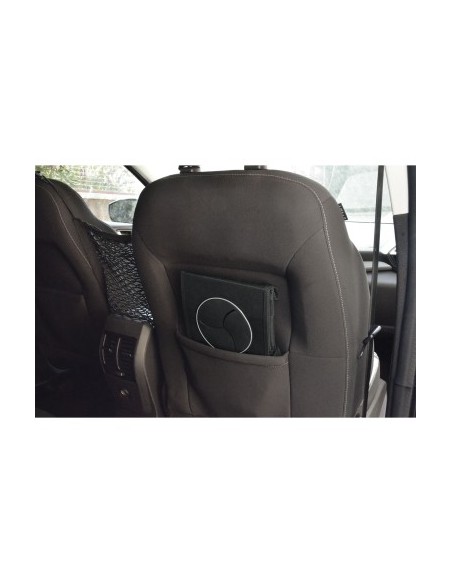 Car trash can with lid, storage pockets, foldable, 12L, 20 x 20 x 30 cm, Swiss Drive