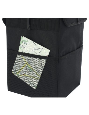 Car trash can with lid, storage pockets,...