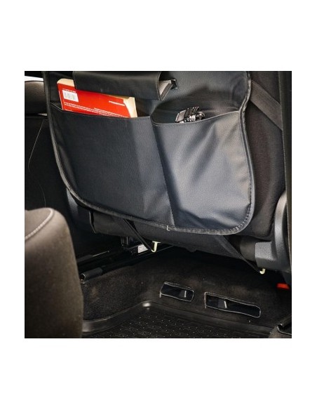 Multi-functional black car seat organizer Mega drive