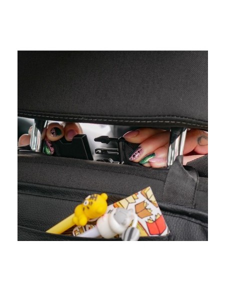 Multi-functional black car seat organizer Mega drive