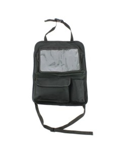 Chair back organizer with tablet holder, CAR+