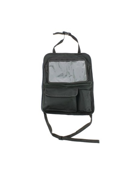Chair back organizer with tablet holder, CAR+