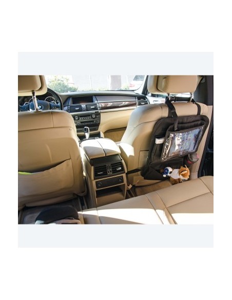 Chair back organizer with tablet holder, CAR+