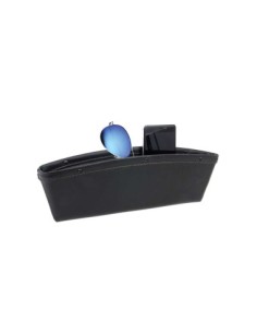 Car Organizer Pocket Type Made of ECO Leather Black