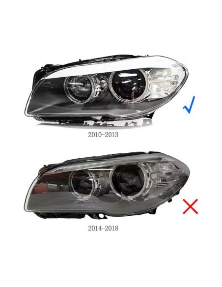 DRL Headlight Repair Fiber Set Right for BMW 5 Series F10 NFL 2010-2013