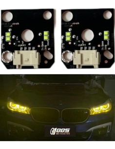 Yellow CSL Style Angel Eyes DRL Module Set for BMW Series...