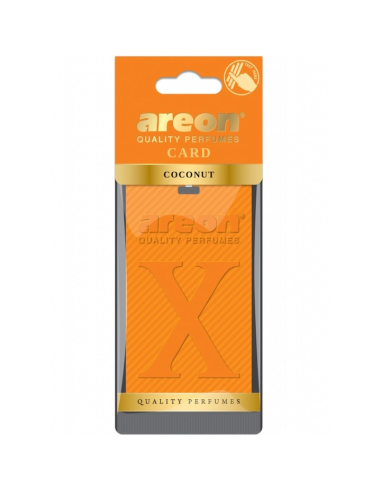 Αρωματικό αυτοκινήτου Areon X Card, Καρύδα