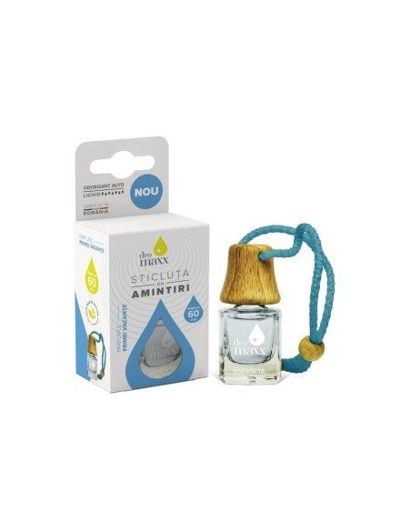 Autóillatosító Emlékek Üveg, DeoMaxx, Az Első Nyaralás Parfümje, 5ml