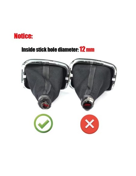 Gear shift knob compatible with VW Golf 4, manual 5-speed gearbox, 12mm fitting