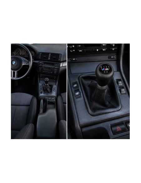 Gear Shift Knob with M logo for BMW Series 3 E46, E36, E30, Series 5 E34, Z3 5-speed manual