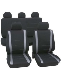 Universal Chair Covers Set Samoa Petex Black-Grey