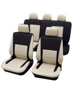 Universal Seat Cover Set Elegance Petex Beige-Black