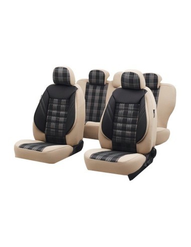 Set Sport Seat Covers Beige Universal, Umbrella