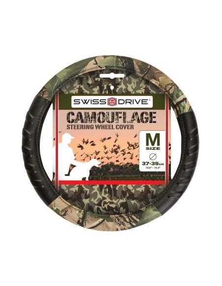 Husa Volan Camuflaj 37-39cm, Swiss Drive