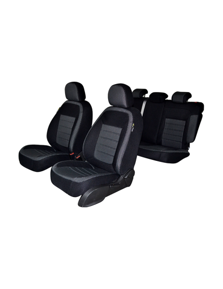 Seat Cover Set for Audi A6 (C7) 2012- (Split Rear Seat) with L-Shaped Rear Headrests