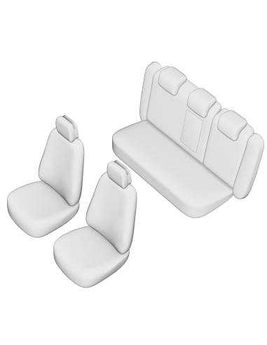 Seat Cover Set for Audi A6 (C7) 2012- (Split...