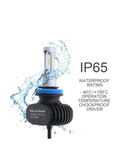 Set 2 LED H11 CSP Canbus, Power 25W, brightness 4000 Lm, 12v-24v
