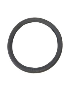 Gray Eco-Leather Steering Wheel Cover 40-42 Cm