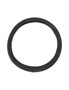 Husa Volan Piele Ecologica Perforata Negru 40-42 Cm