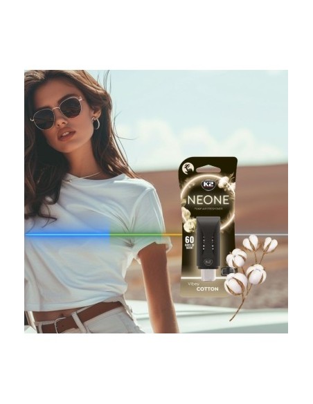 Αρωματικό αυτοκινήτου K2 Neone, Cotton, 6ml
