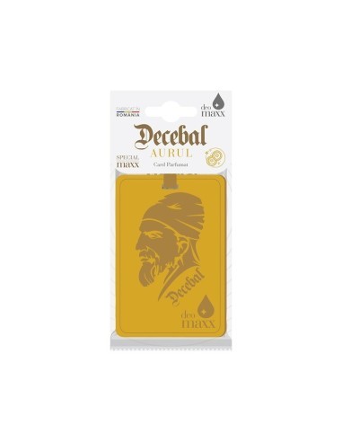 Decebal car air freshener, DeoMaxx, Gold